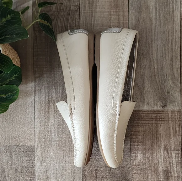 Peter Millar Driving Loafers in Sand Full-Grain Leather Size 8 - Picture 8 of 14